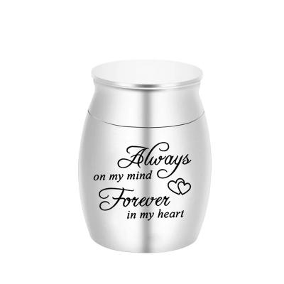 China Stainless Steel Circle of Life Memorial Urn for Human and Pet Ashes CHRISTIAN Jewelry for sale