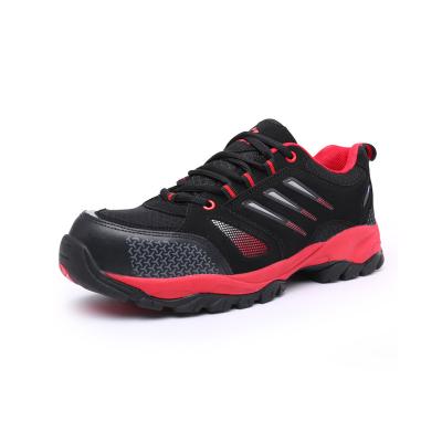 China Anti Static High Quality Anti Fly Knit Mesh Industrial Leather Safety Shoes for sale