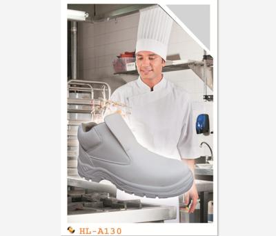 China The steel toe micro fiber safety shoes, work shoes for chef&kitchen for sale