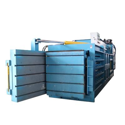 China Horizontal PET Waste Paper Cardboard Semi-automatic Paper Machine Hydraulic Bottle Press Machine for sale