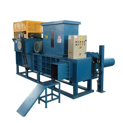 China CLOTHING Horizontal Automatic Sawdust Press Machine Wood Shaving Bagging Machine for sale