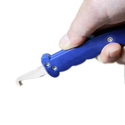 China Slide Handle Open Plastic Blade Burr Trimming Knife Tool Holder Manual Pipe Deburring Deburring Tool for sale