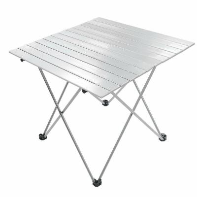 China Modern Portable Folding Foil Roll Up Lightweight Outdoor Camping Table Picnic Table+ Bag for sale