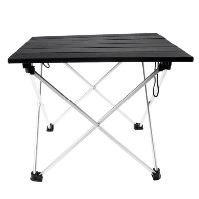 China Outdoor Portable Camping Picnic Table Lightweight Folding Table Aluminum Roll Up Table for sale