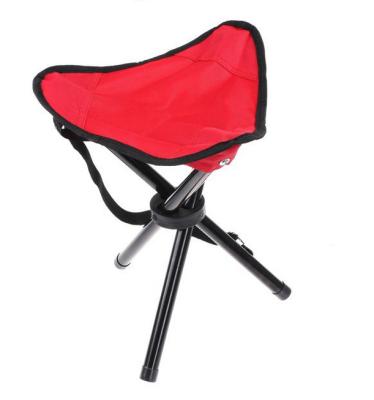 China Jinhua Metal Stools Mini Metal Tripod Easy-Carry Folding Chair Fishing Outdoor Camping Stool for sale