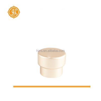 China OEM and ODM child safe matte gold aluminum cap for perfume metal glass cap for sale