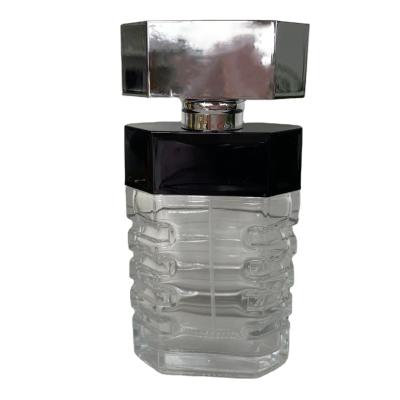 China Personal Care RS Glass Bottle 100ml Perfume Bottle With UV Cap for sale