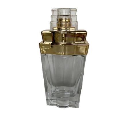 China Personal Care Perfume Bottle Dubai Style Glass Irregular Bottle for sale