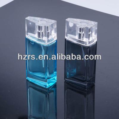 China Custom Glass Personal Care Bottle 60ml Empty Bottles For Perfume With Different Colors for sale