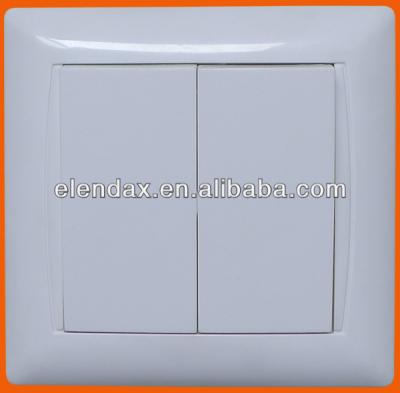 China European Style (F6002) 82*82mm Bracket Two Way Flush Mount One Way Lamp Switch for sale