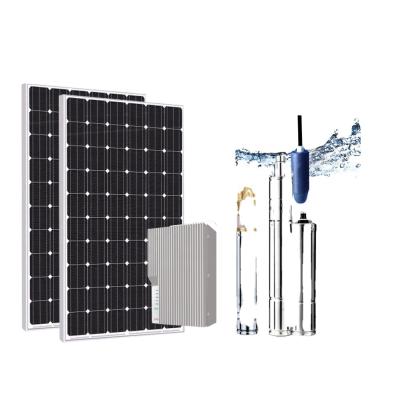 China High Efficiency JNTECH Solar Water Pump System 1hp 2 Hp 3hp Solar Water Pump For Irrigation for sale