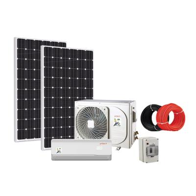 China JNTECH AC+DC Easy Installation Hybrid Solar Powered Air Conditioner for sale