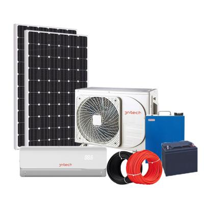 China Pure solar power JNTECH 18000btu solar air conditioner price 100% high quality off grid solar air conditioner for sale