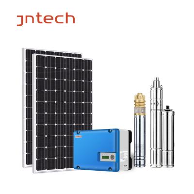 China Irrigation Pump System Mini Submersible Solar Water Pump Fanless Solar Farming System 2.2kW for sale