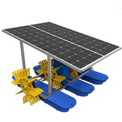 China Aquaculture Cultivating Wheel Solar Aerator Paddle Fish Pond JNTECH Solar Aerator Aerator For Aquaculture System for sale