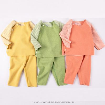 China Long johns anti-shrink warm thermal underwear set for kids and infants set for sale