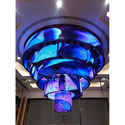 China Indoor/Outdoor Advertising & Smd2020 Decoration Flexible Shape Control Remote Led Display Cylinder Soft Flex Screen For Indoor Outdoor Advertising Decoration for sale