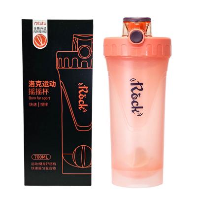 China Custom Sports Viable Factory Logo Fitness Bpa Free Plastic Protein Gym Shaker Bottle for sale