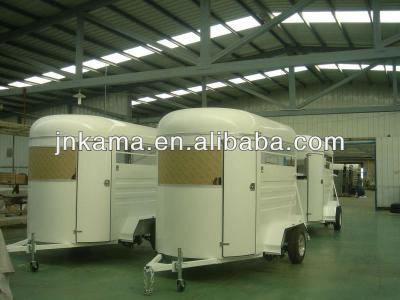 China Other Straight Trailers 2 Horse Float Load Economical for sale