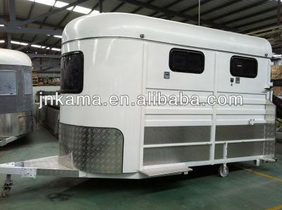 China Other Trailers 2 Horse Float Angle Load Standard for sale