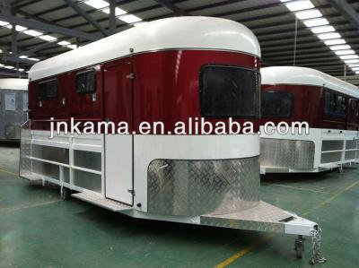 China Other Trailers 3 Horse Float Angle Load Standard for sale