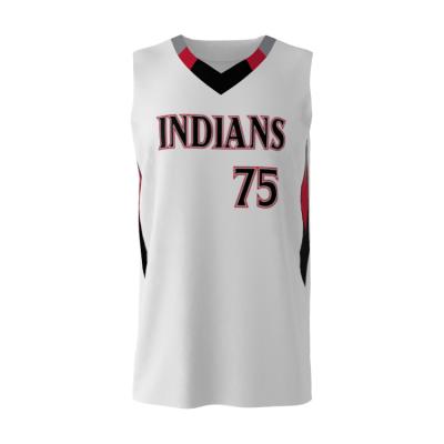 China Latest Design Basketball Tank Tops Uniforms Customized By Sublimation Breathable Basketball Tank Top for sale