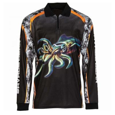 China Competitive Price High Quality Sublimation Anti-UV Customized Long Sleeves Fishing Tank Tops for sale