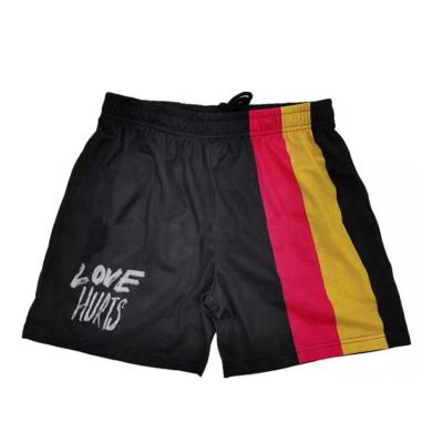 China Hot Selling Anti-wrinkle Sublimation Printing Color Block Cheap Summer Shorts Men Running Shorts for sale