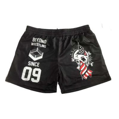 China 100% Custom Logo Printed Basketball Shorts Wholesale Men Anti-wrinkle Polyester Mesh Shorts for sale