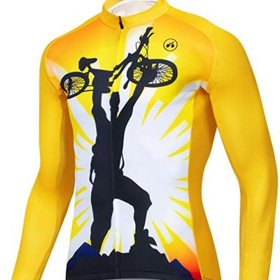 China New Style Breathable High Quality Sublimation Custom Design Long Sleeve Cycling Team Jersey Mens Bike Wear Outdoor Suit Clothing for sale