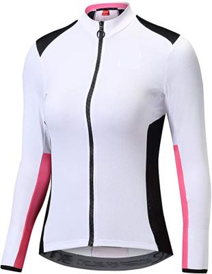 China OEM Breathable Soft Breathable Bicycle Wear Women Printing Bike Clothing Cycling Long Sleeve Tank Top for sale