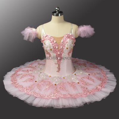 China High Quality Custom Size Dresses Kids Girls Performance Dance Costume Professional Ballet Tutu for sale