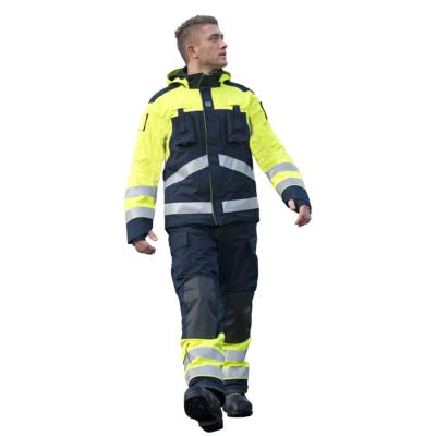 Chine Breathable Fire Resistant Safety Firefighter Working Suits Hi Vis Workwear à vendre