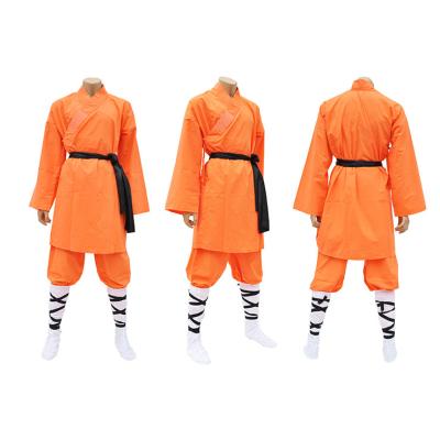 China Soft Luxury Fashion Kungfu Uniforms Cotton Shaolin Uniform Casual V-Neckline New for sale