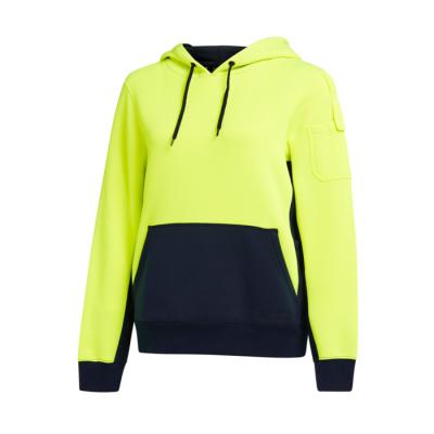 중국 Hi Vis Safety OEM Work Unisex Hoodies Hi Vis Fleece Hoody 판매용