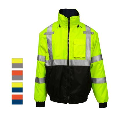 중국 PU Reflective Workwear Hi Vis Uniform Police Reflective Jacket 판매용