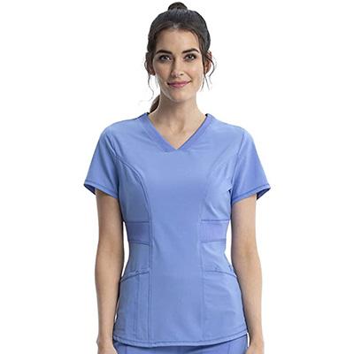 China Cherokee Medical Women's Unform Infinity Scrubs V-Neckline Set Rib-knit Stretch Neckline And Waistband Insets Spa Tunic en venta