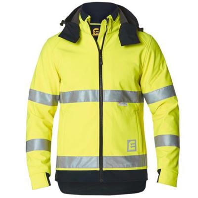 China Workwear Uniform Breathable High Visibility Road Rainsuit Safety Reflective Jacket en venta