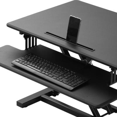 China Crank Adjustable Commercial Size ERGOR Furniture Convertible Standing Desk,Office Furniture Workstation Office Desk Workstation for sale