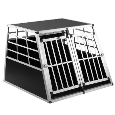 China Wholesale Cheap Viable 7 Different Size Alu Dog Cage, Door Lock Alu Dog Cage For Sale for sale