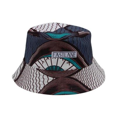 China High Quality Custom Cotton Simple Design Striped Your Own Printed Bucket Hat Wholesale for sale