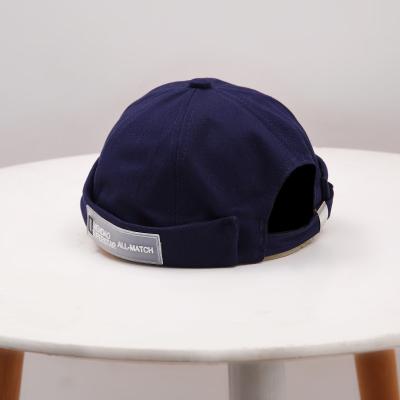 China Adult COMMON different color cotton high quality brimless baseball cap without sun visor for sale