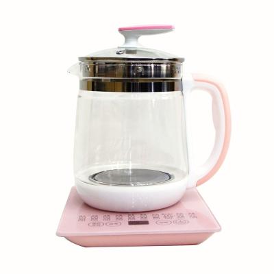 China New Arrival 1.5L Degree Functions New Arrival 1.5L Low Rotation Multi Glass Digital Glass Kettle 360 ​​Degree Electric Glass Pot for sale