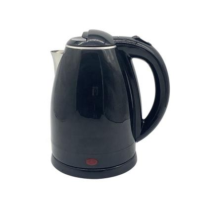 China 360 Degree Double Wall Rotation Hot Selling Low Boil Stainless Steel Protection 1.8l Dry Plastic Kettle for sale