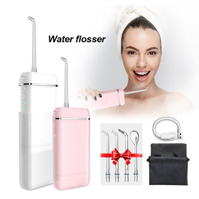 China Electric Cordless Type C Car 140Ml Filling Water Flosser for sale