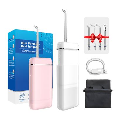 China Car 140ml 3 Modes Mini Portable Detachable Water Tank Cordless Electric Rechargeable Dental Irrigation Flosser Water Flosser For Teeth for sale