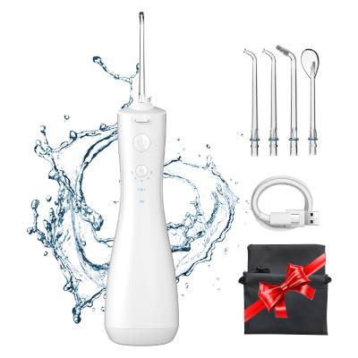 China Variable Nozzle 4 Travel Use Portable Dental Water Flosser Rechargeable Dental Jet for sale