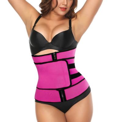 China Custom Compression Single Logo QUICK DRY BeltBody Shaper Lose Weight Neoprene Waist Trainer Vest for sale