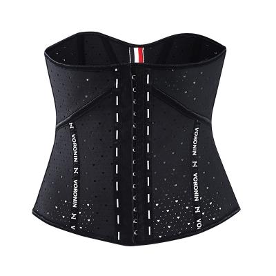 China Perfitness11-bone Heart Shape Mesh Latex Belt Plastic Abdominal Band Viable Postpartum Abdominal Band Waist Training Belt Plus for sale