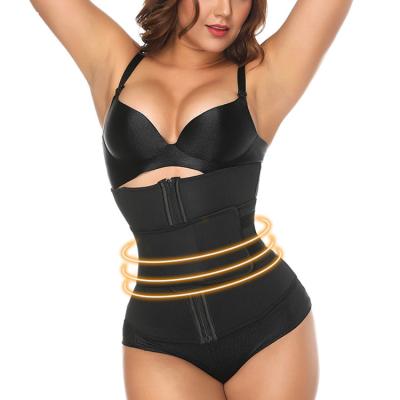 China Adult Breathable 1 Piece Waist Trimmer Belly Band Stomach Body Shaper Waist Trainer Belt For Women for sale